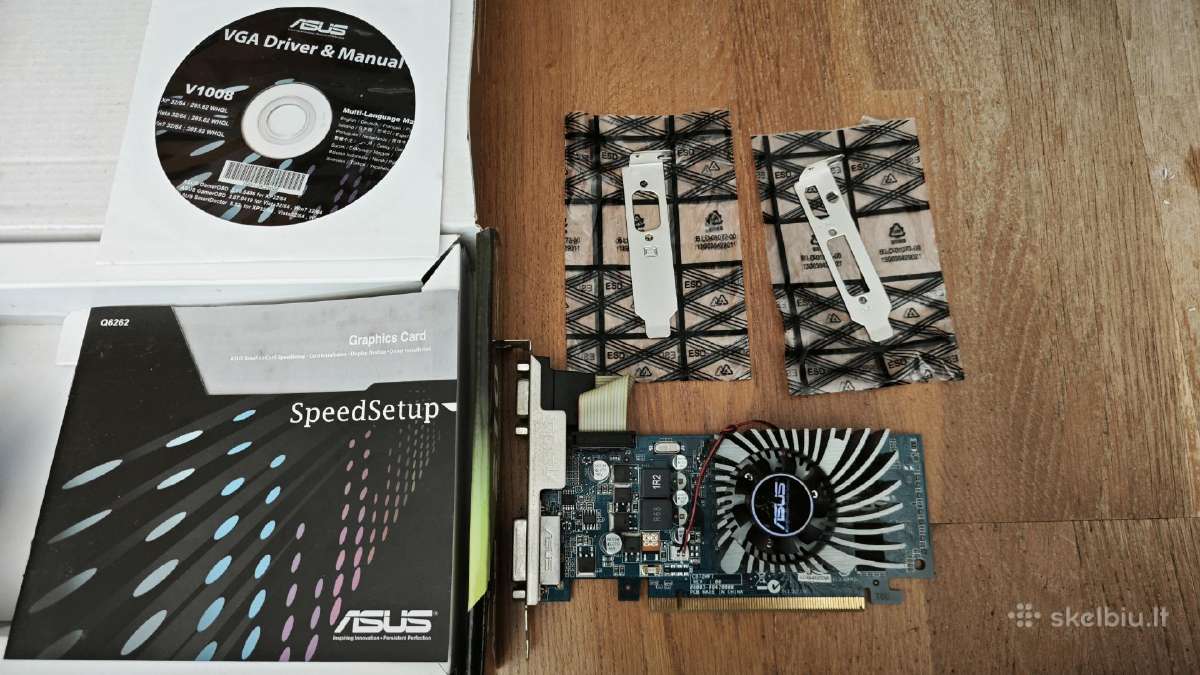 Asus Geforce 210 1gb Box (Komplektas, Siunčiu) - nuotraukos Nr. 2