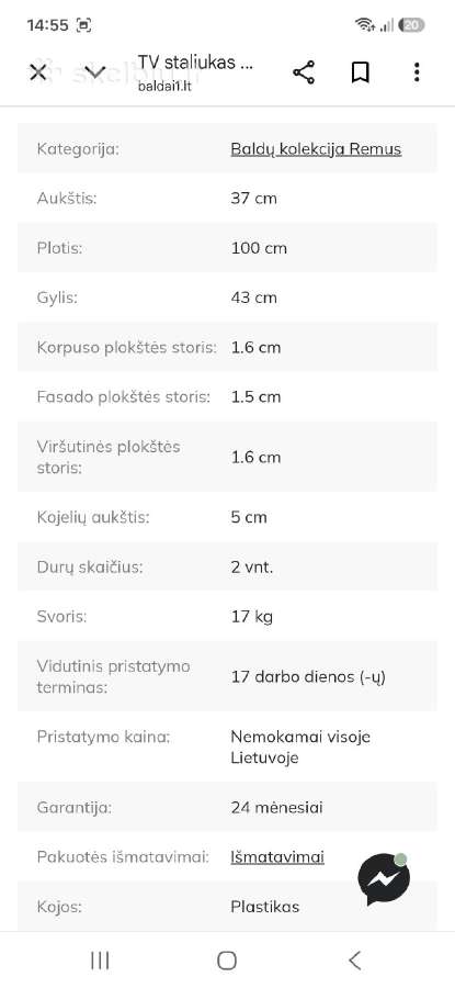 Modulinė svetainės baldų sistema - nuotraukos Nr. 2
