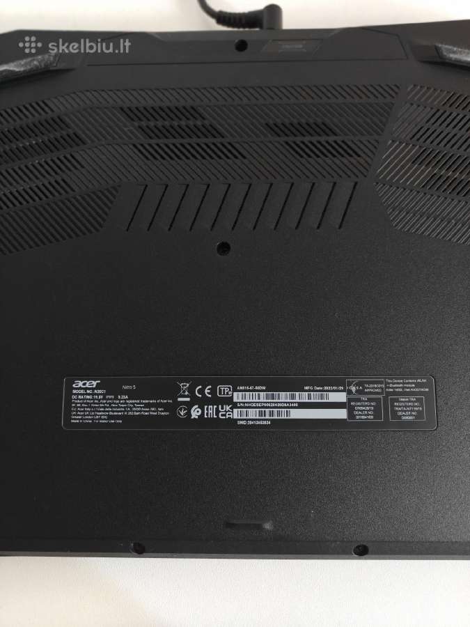 !Acer nitro 5 Rtx 3050 Ti! - nuotraukos Nr. 2