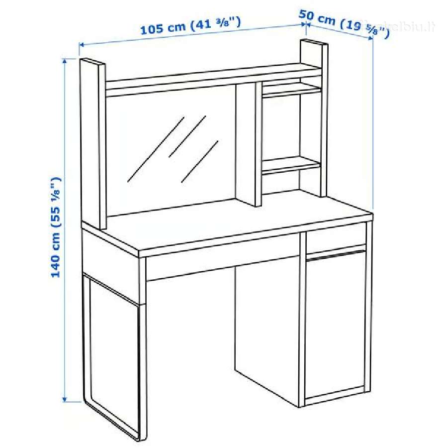 Ikea rašomasis stalas Micke - nuotraukos Nr. 9