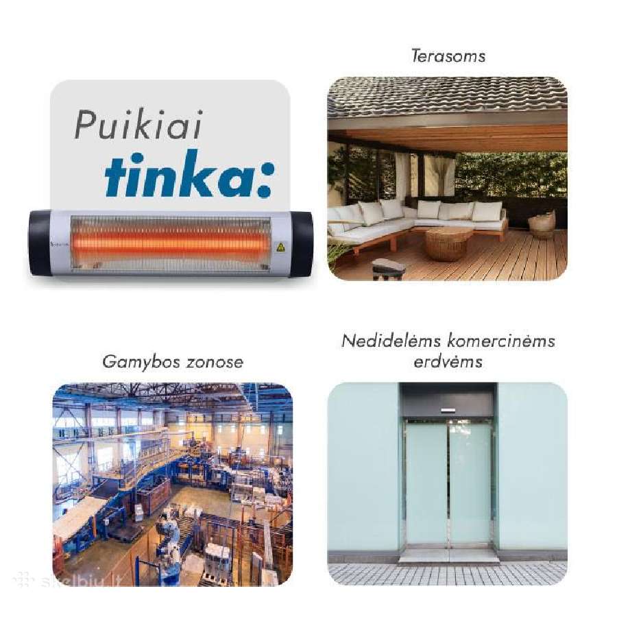 Infraraudonųjų spindulių šildytuvas - nuotraukos Nr. 28