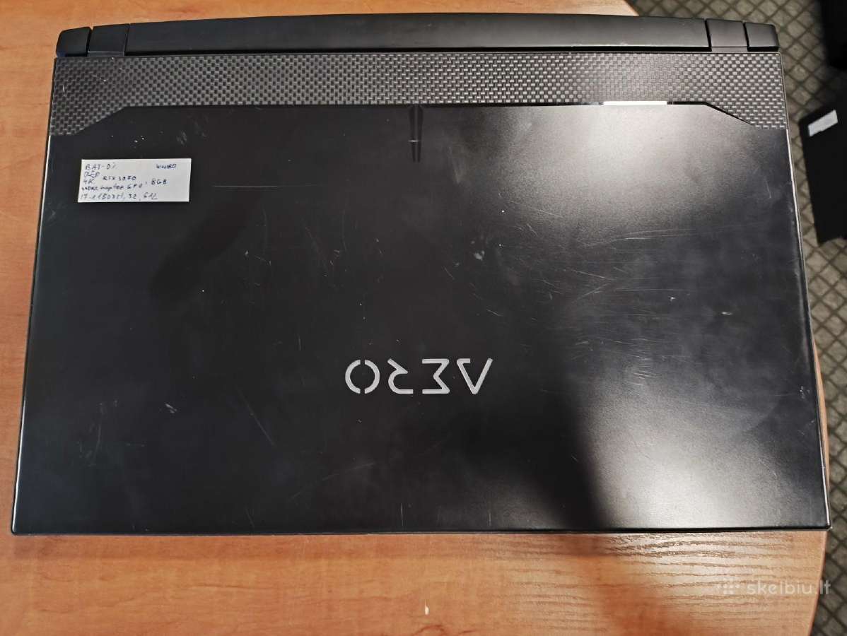 15.6 4k Oled 440 Nit i7-11800h 32 512 Rtx 3070 0% - nuotraukos Nr. 3