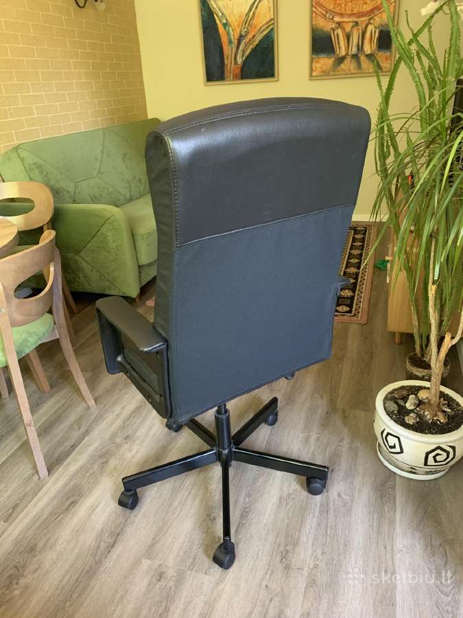 Ikea odinė biuro kėdė - nuotraukos Nr. 2