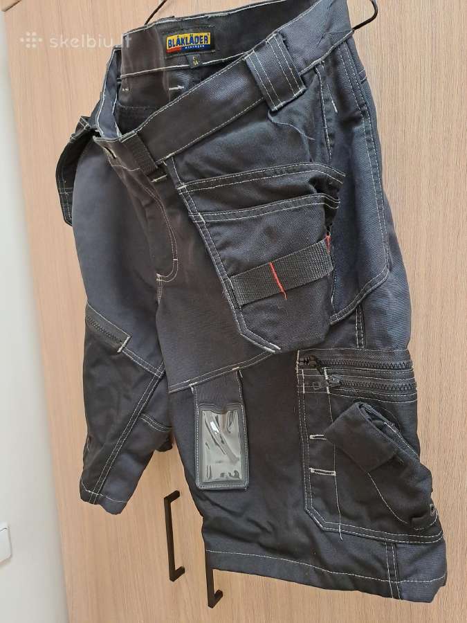Blacklader dzinsiniai darbo sortai 54/XXL d. - nuotraukos Nr. 2