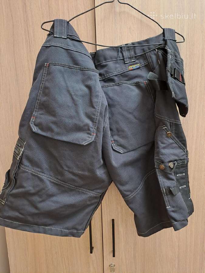 Blacklader dzinsiniai darbo sortai 54/XXL d. - nuotraukos Nr. 5