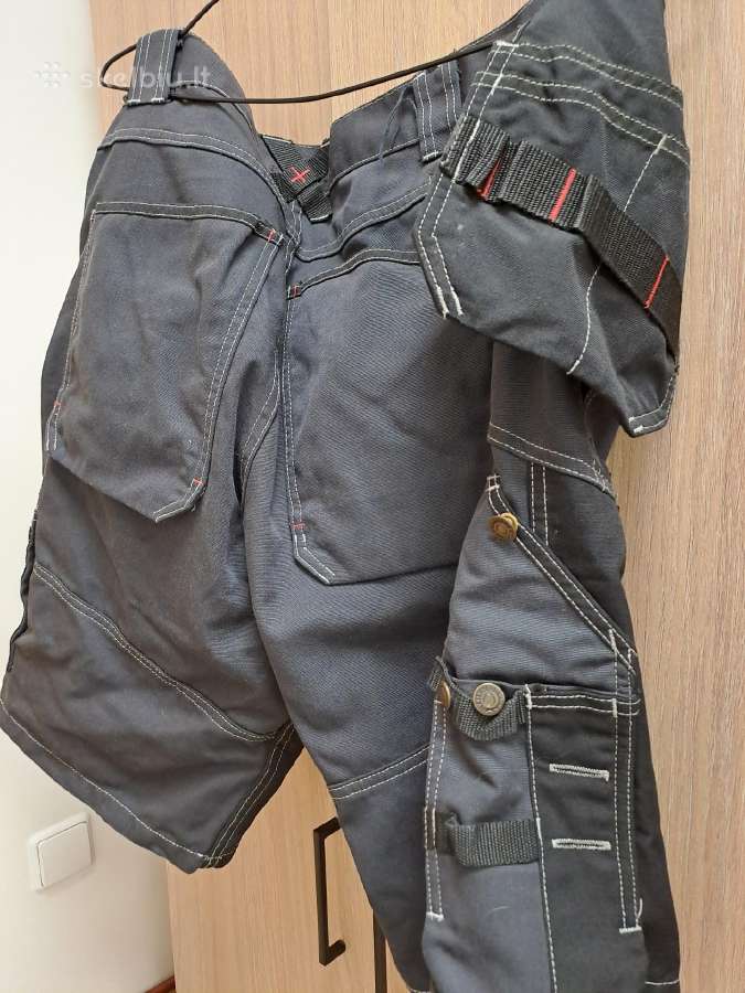 Blacklader dzinsiniai darbo sortai 54/XXL d. - nuotraukos Nr. 6