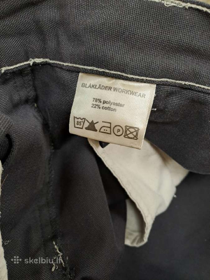 Blacklader dzinsiniai darbo sortai 54/XXL d. - nuotraukos Nr. 7