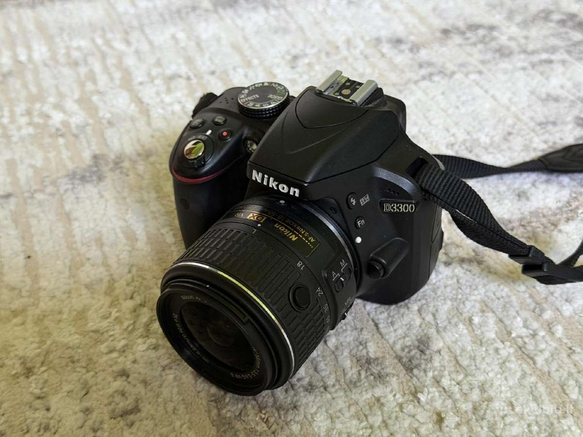 Nikon D3300 / Dslr / 18-55mm / 18k kadrų - nuotraukos Nr. 2
