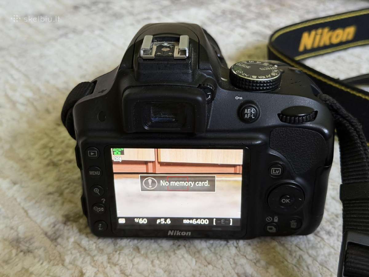 Nikon D3300 / Dslr / 18-55mm / 18k kadrų - nuotraukos Nr. 5
