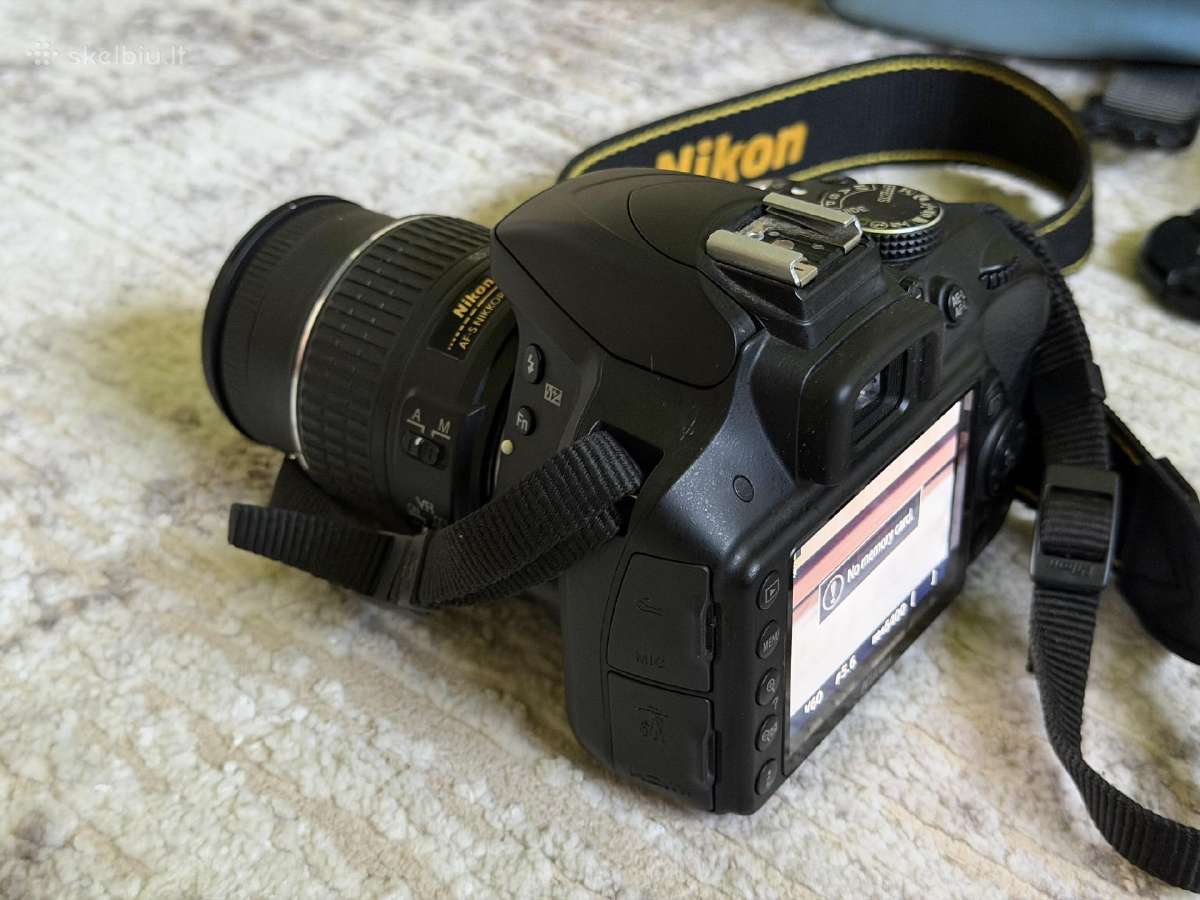 Nikon D3300 / Dslr / 18-55mm / 18k kadrų - nuotraukos Nr. 6