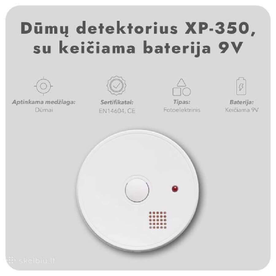 Dūmų detektorius - nuotraukos Nr. 14