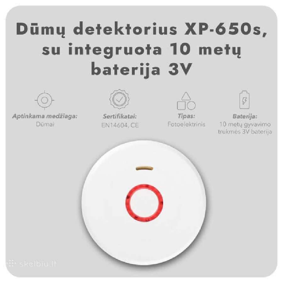 Dūmų detektorius - nuotraukos Nr. 16