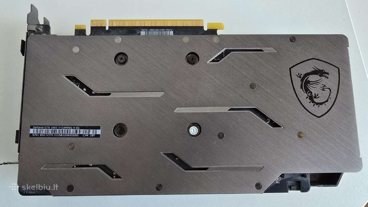 Geforce Gtx 1660 Ti Gaming 6gb - nuotraukos Nr. 2