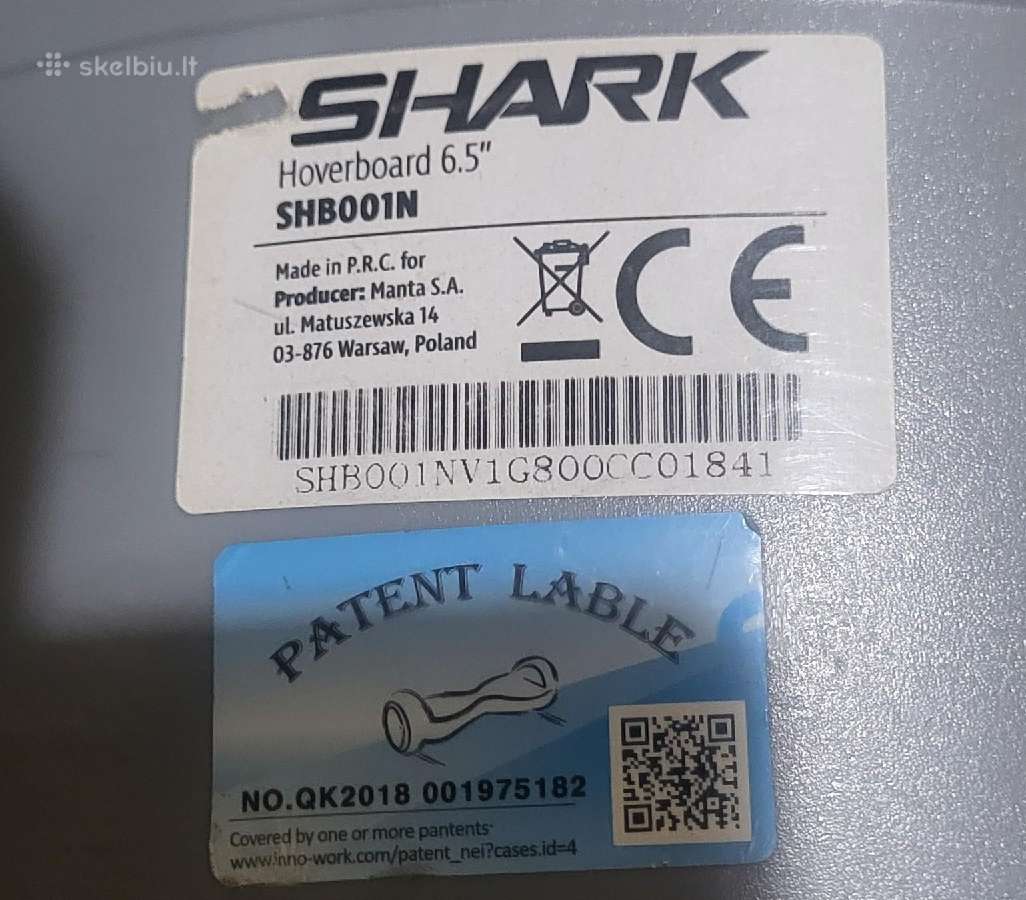 Riedis Shark Shb001n - nuotraukos Nr. 2