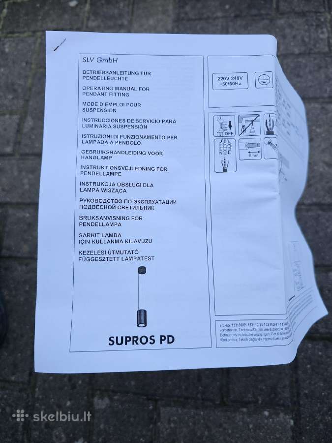 Pakabinamas LED sviestuvas - nuotraukos Nr. 6