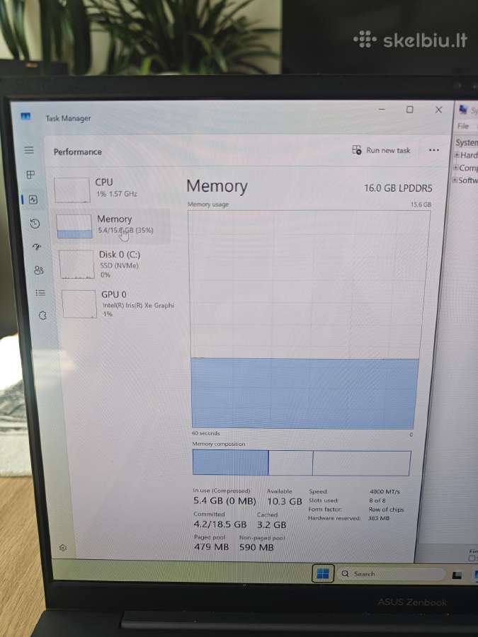 Asus Zenbook 14x Ux3404va Oled 2880x1800 120hz - nuotraukos Nr. 6