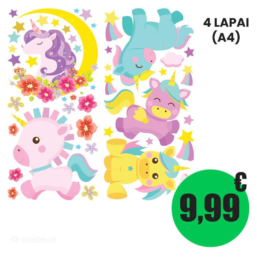 Vaikiški sienų lipdukai vaikams - nuotraukos Nr. 7
