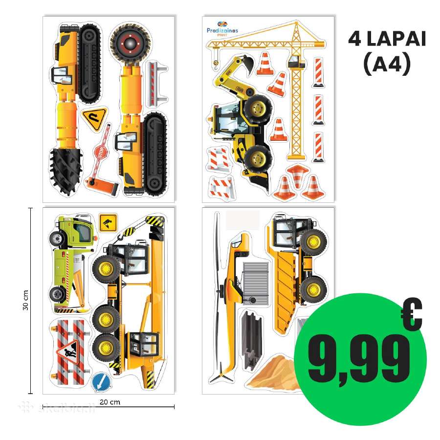 Vaikiški sienų lipdukai vaikams - nuotraukos Nr. 8