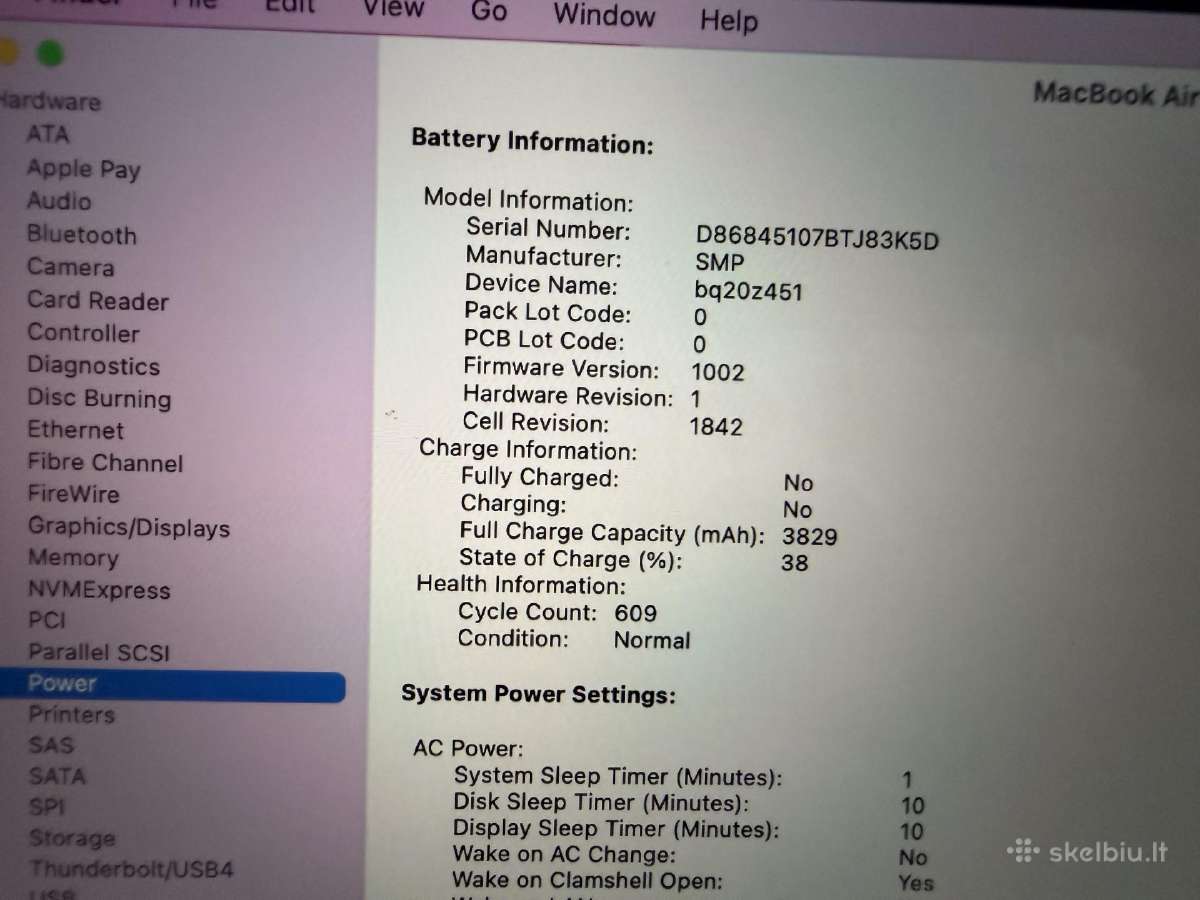 MacBook air 2018 - nuotraukos Nr. 4