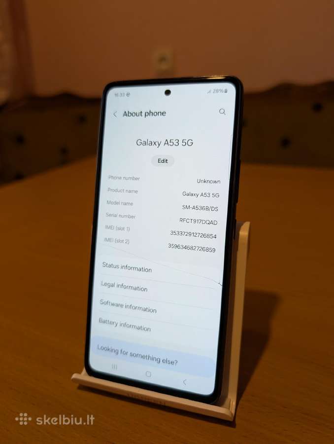 Juodas Samsung A53 128gb - nuotraukos Nr. 7