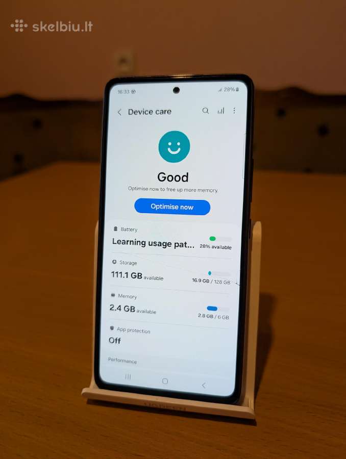 Juodas Samsung A53 128gb - nuotraukos Nr. 8