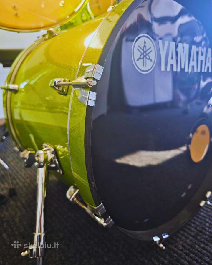 Yamaha akustinių būgnų komplektas - nuotraukos Nr. 3