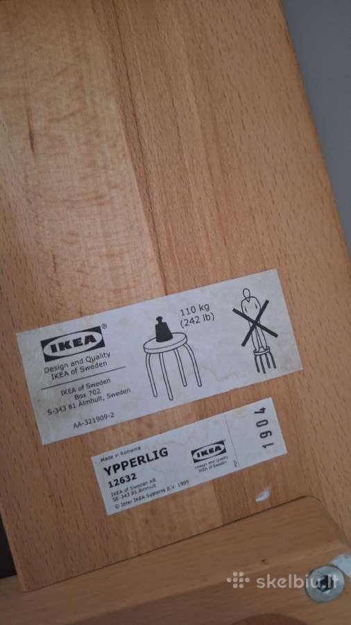 Medinės ikea taburetės,kaina trijų vienetų - nuotraukos Nr. 2