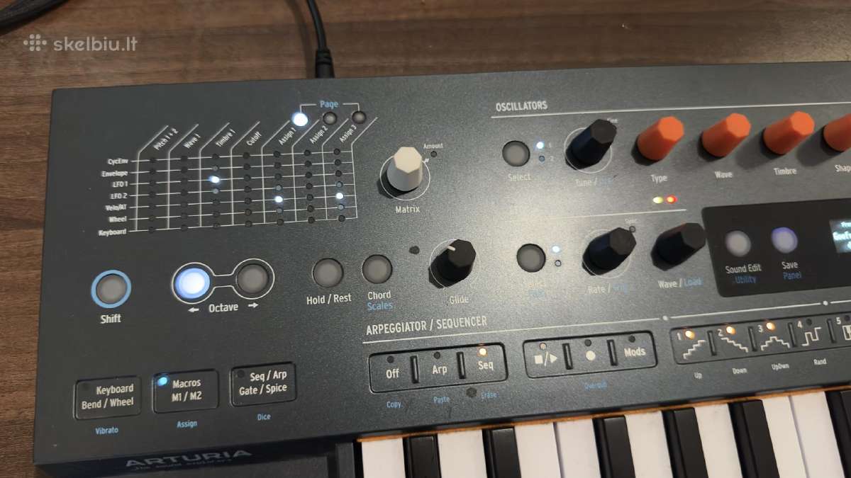 Arturia Minifreak – hibridinis sintezatorius - nuotraukos Nr. 2