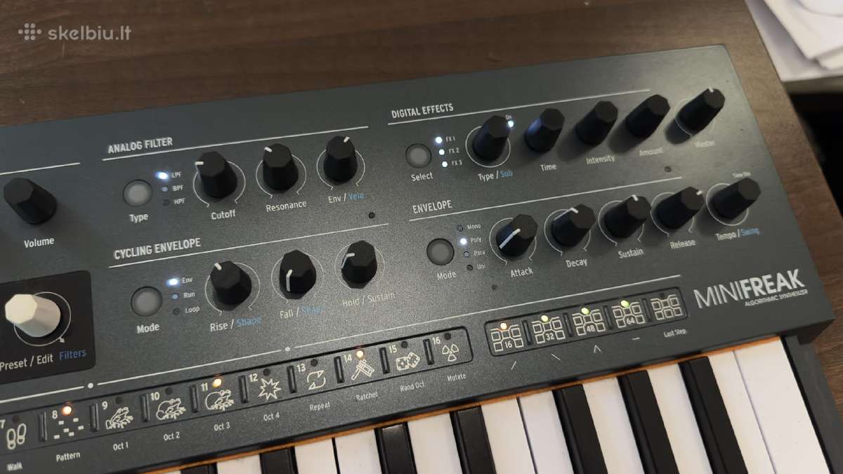 Arturia Minifreak – hibridinis sintezatorius - nuotraukos Nr. 3