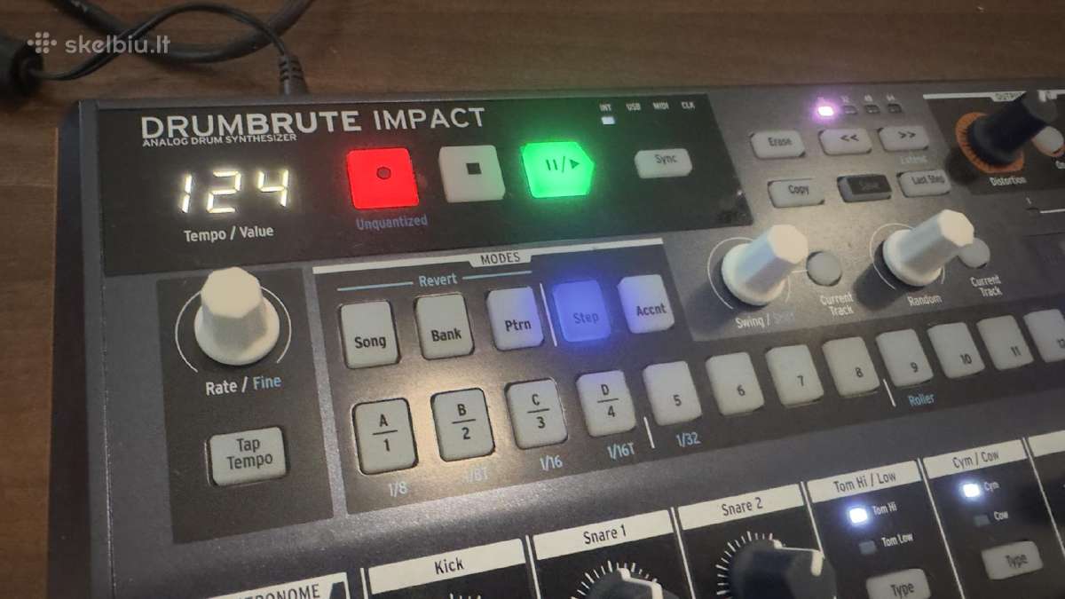 Arturia Drumbrute Impact – analoginė būgnų mašina - nuotraukos Nr. 2