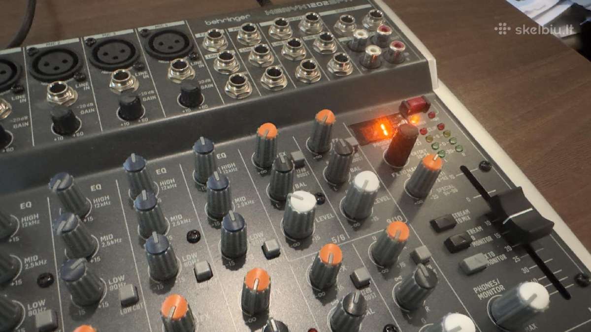 Behringer Xenyx 1202sfx Usb - nuotraukos Nr. 4