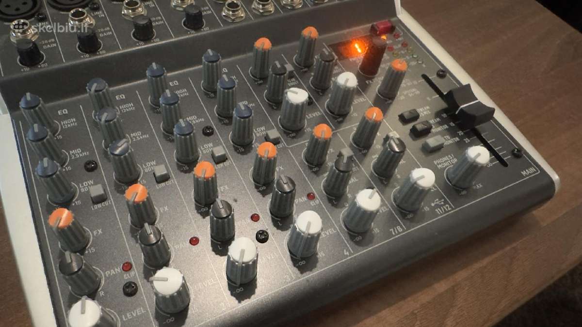Behringer Xenyx 1202sfx Usb - nuotraukos Nr. 5