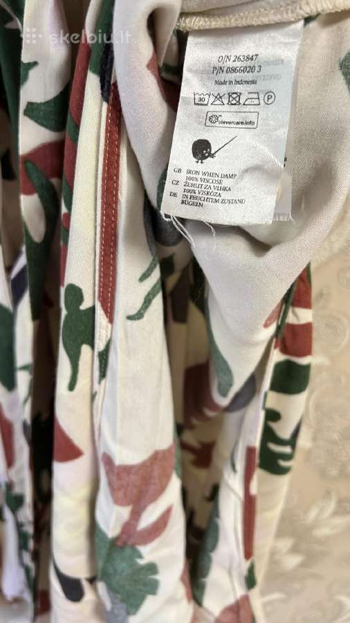 Monki 100 % viskozės suknelė su dirželiu - nuotraukos Nr. 4