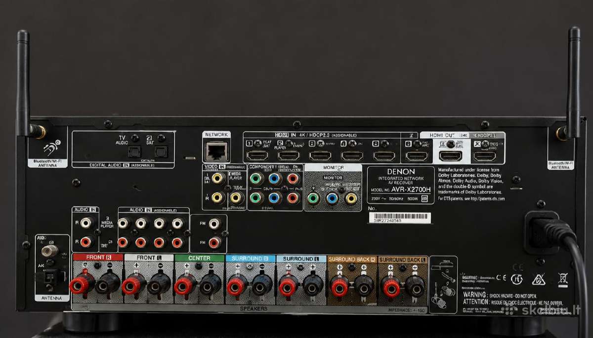 Denon Avr-x2700h - nuotraukos Nr. 2