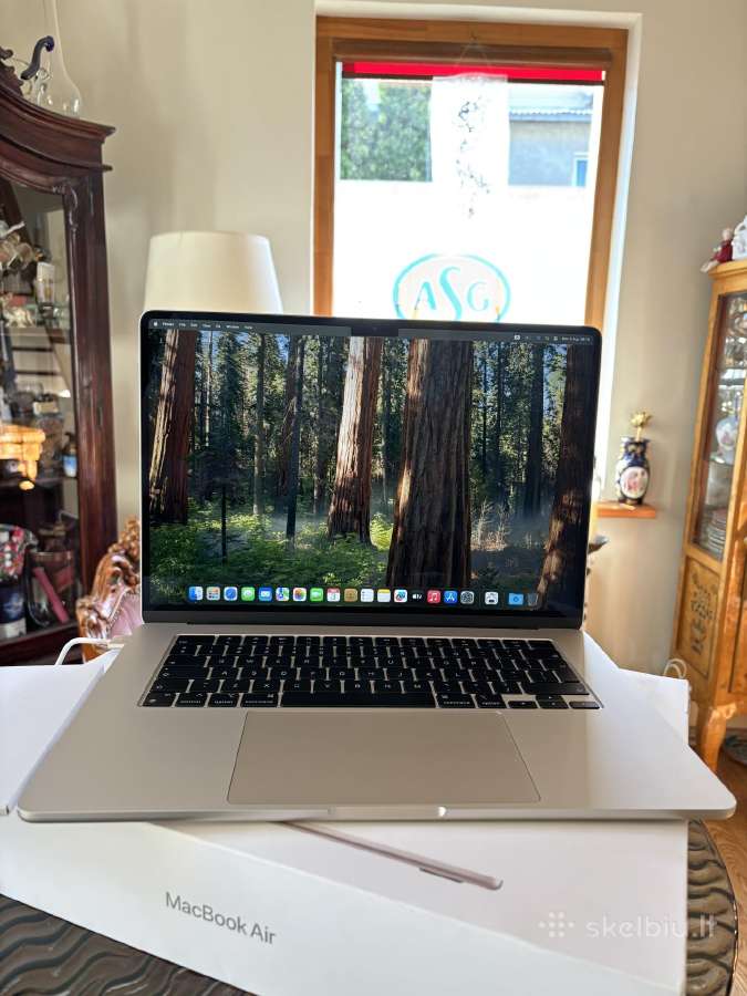 Apple MacBook Air Naujas 15 Garantija 24men - nuotraukos Nr. 2