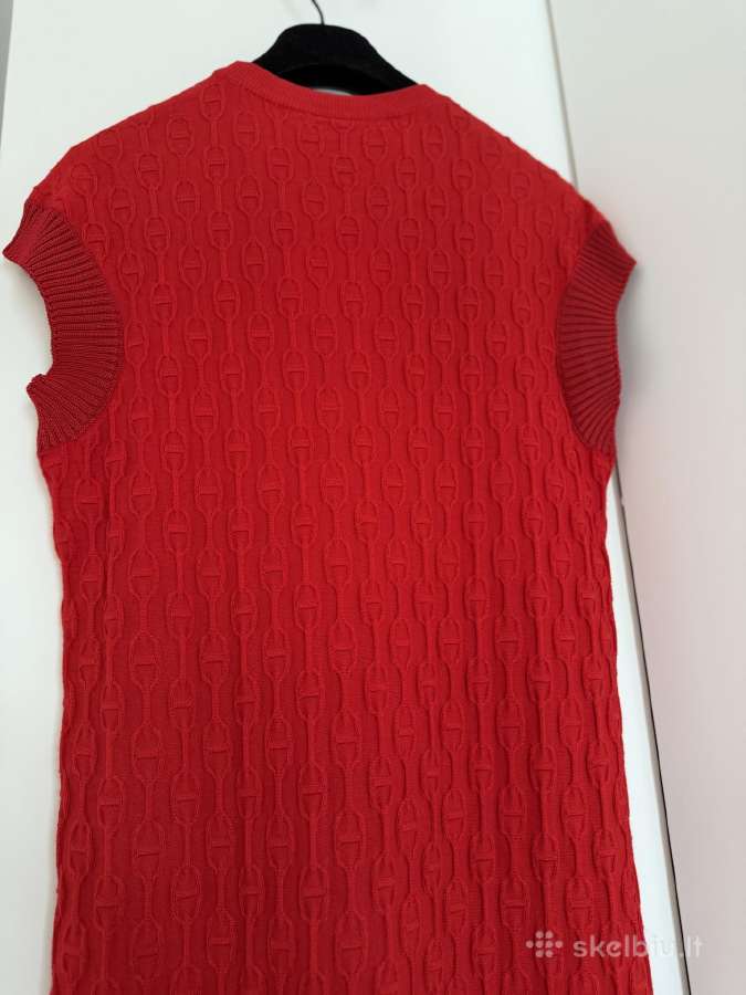 Hermes raudona suknele - nuotraukos Nr. 9