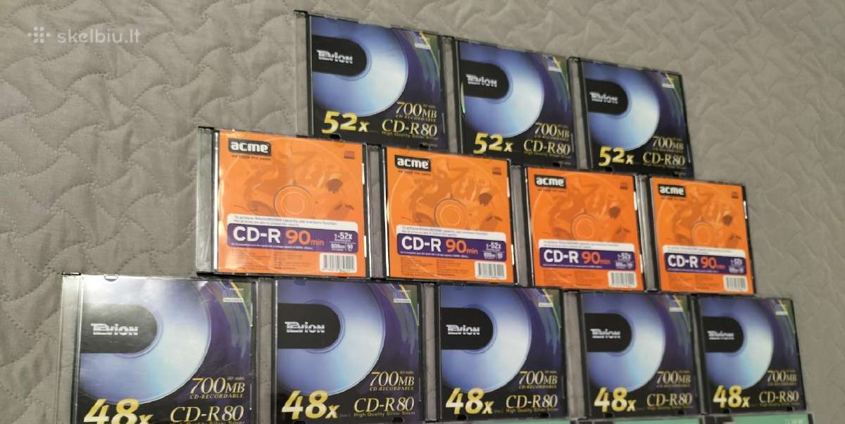 CD-r CD-rw Dvd diskai nauji - nuotraukos Nr. 13