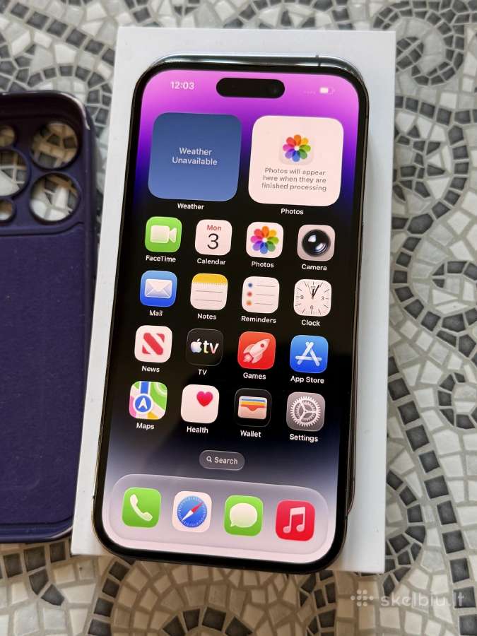 iPhone 14 Pro 128gb Purple - nuotraukos Nr. 3