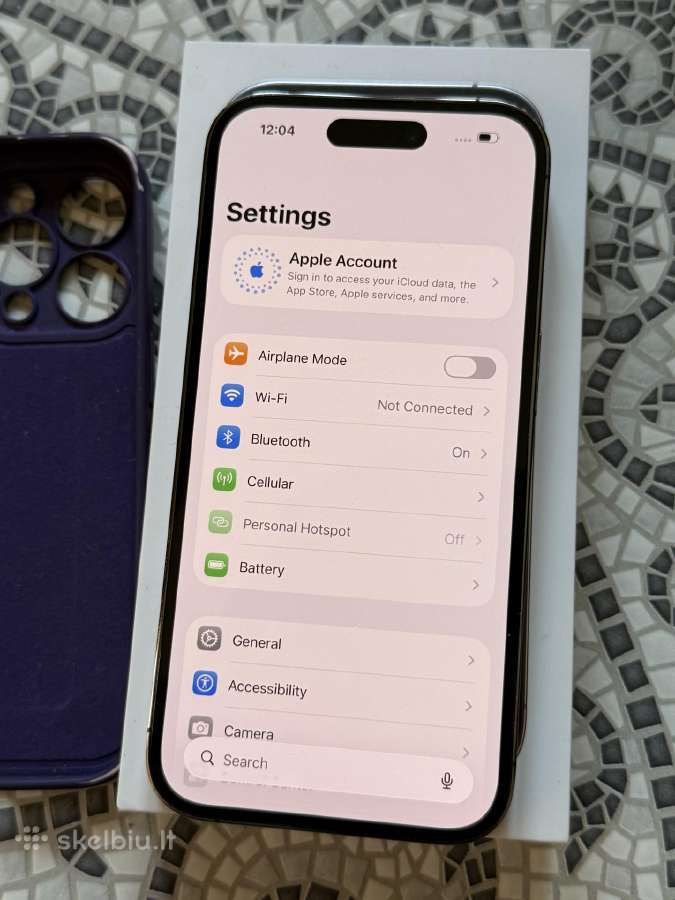 iPhone 14 Pro 128gb Purple - nuotraukos Nr. 5