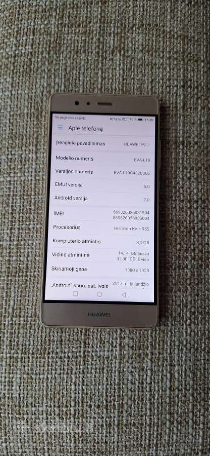 Huawei P9 - nuotraukos Nr. 5