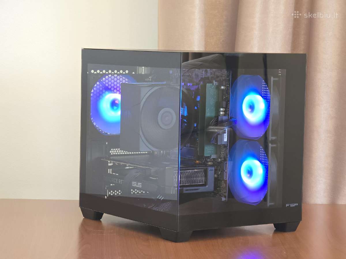 Gaming Pc R5-5gen, Rtx 5060, 16 RAM, SSD 512g - nuotraukos Nr. 2