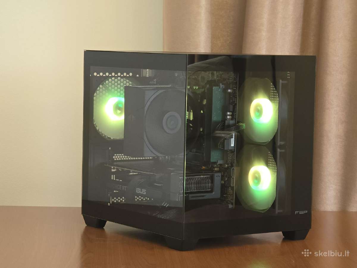 Gaming Pc R5-5gen, Rtx 5060, 16 RAM, SSD 512g - nuotraukos Nr. 6