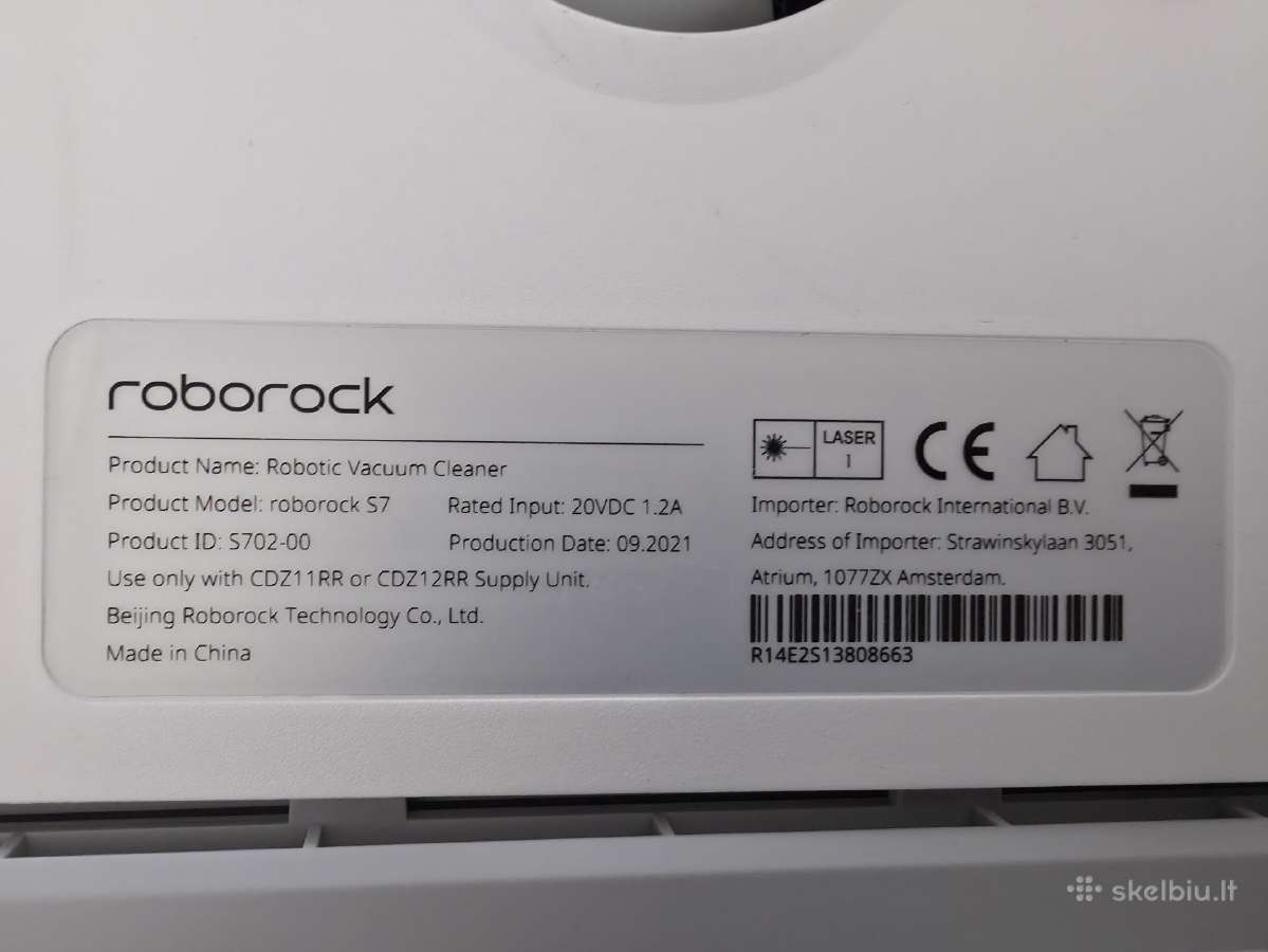 Dulkių siurblys - robotas Roborock S7, balta sp. - nuotraukos Nr. 4