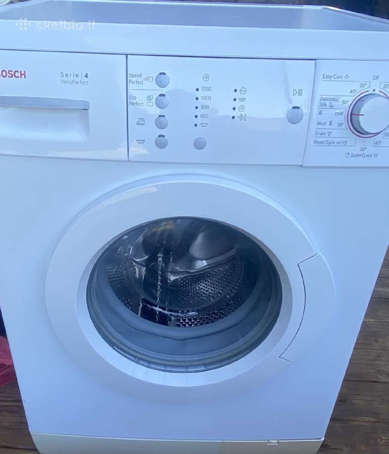 Bosch skalbino mašina - nuotraukos Nr. 3