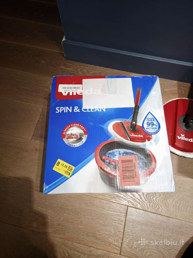 Vileda Spin & Clean grindų valymo rinkinys - nuotraukos Nr. 7
