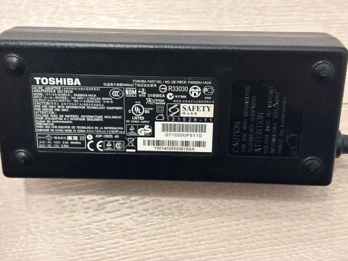 Toshiba kompiuterio pakrovėjas - nuotraukos Nr. 2