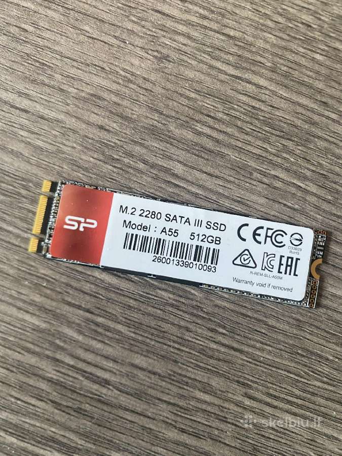 512 GB, M.2 Sata 3 SSD diskas - nuotraukos Nr. 2