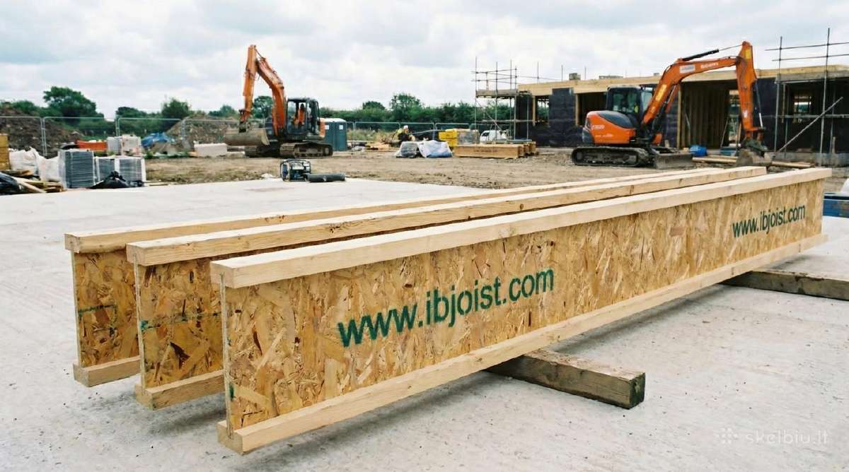Dvitėjinės (i-joist) sijos – gamintojas Ibjoist.co - nuotraukos Nr. 2