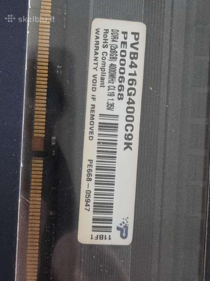 Ddr4 32gb 4x8gb - nuotraukos Nr. 2