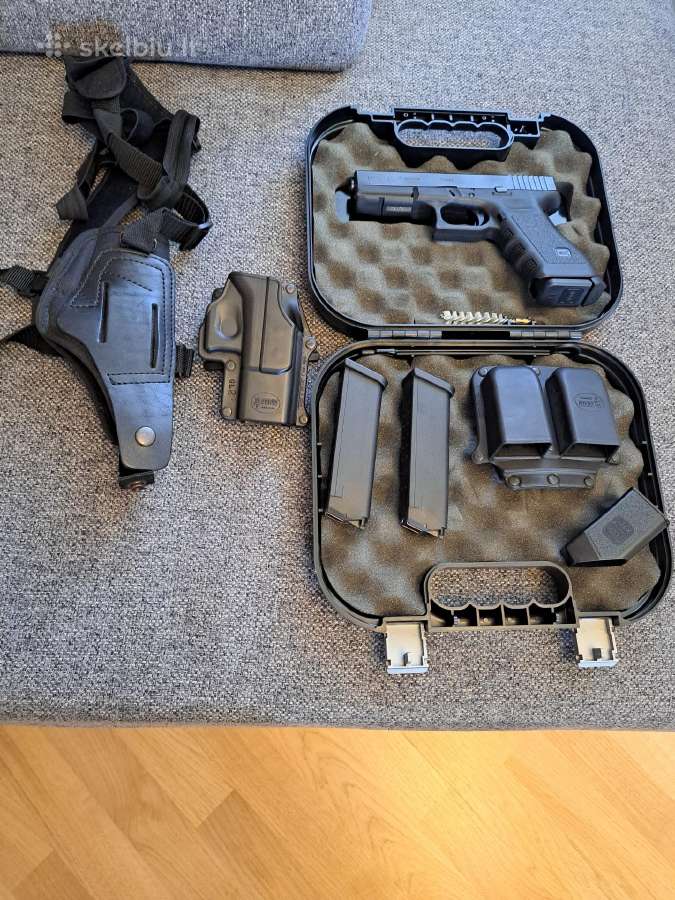 Parduodu Glock 17 su matomais priedais. - nuotraukos Nr. 9